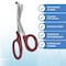 A2Z Scilab Trauma Shears 12/Pack Non-Stick 7.25 First Aid EMT Stainless Steel Scissors Burgandy Handle A2Z-ZR879 - alternate 6